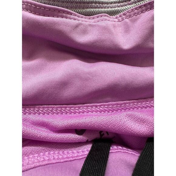 Nike Women's Dri-FIT Running Shorts Purple Size L High-Waisted Activewear - Picture 4 of 7
